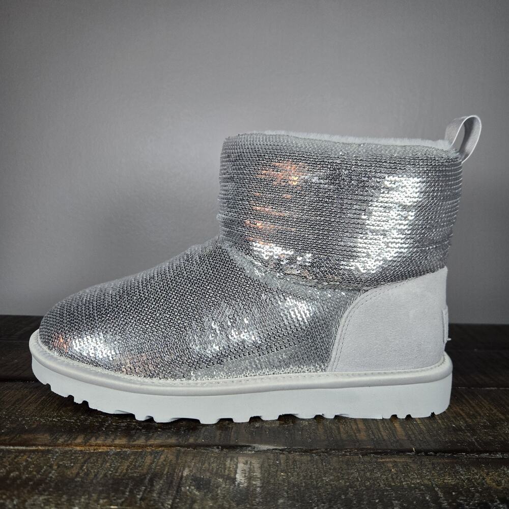 UGG Silver Sequin Winter Boots - image 7